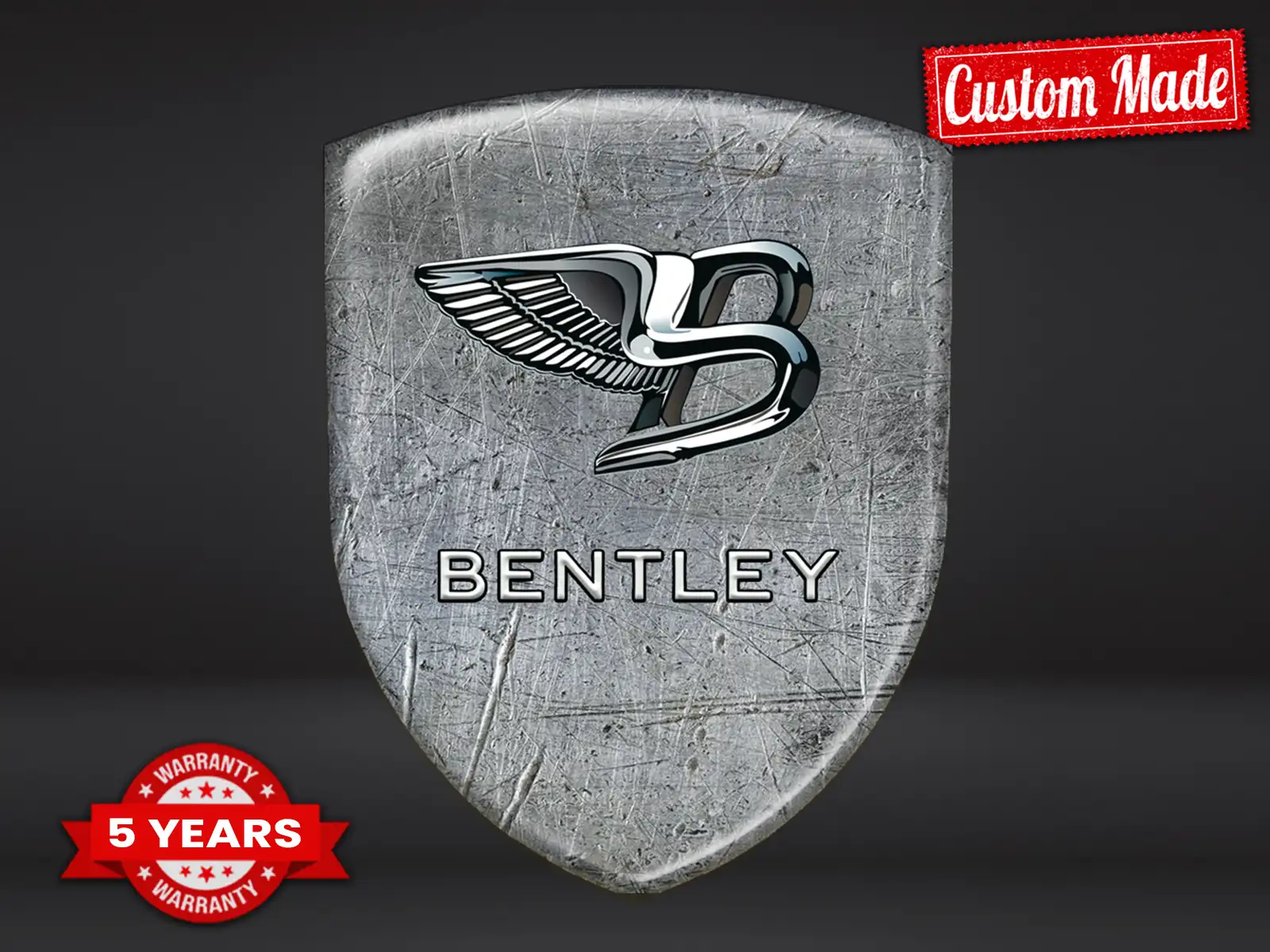 Bentley Stickers Pare-Brise Auto Max Robuste Look Pro